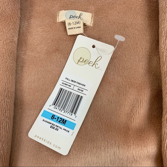 NWT Peek Bundle 6-12 months Jacket and Two Long Sleeve Tops - Picture 6 of 16